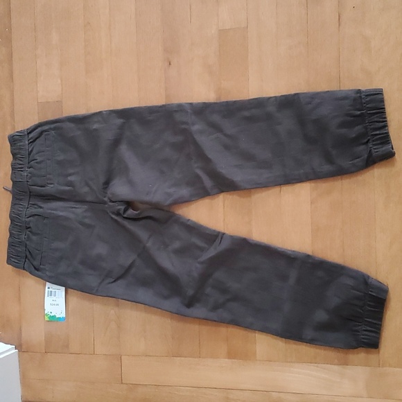 Boys Colorful Planet Woven Twill Jogger Pants Army Green Size 8 10/12 14/16 NWT - Picture 4 of 5